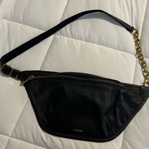 Fossil leather fanny pack